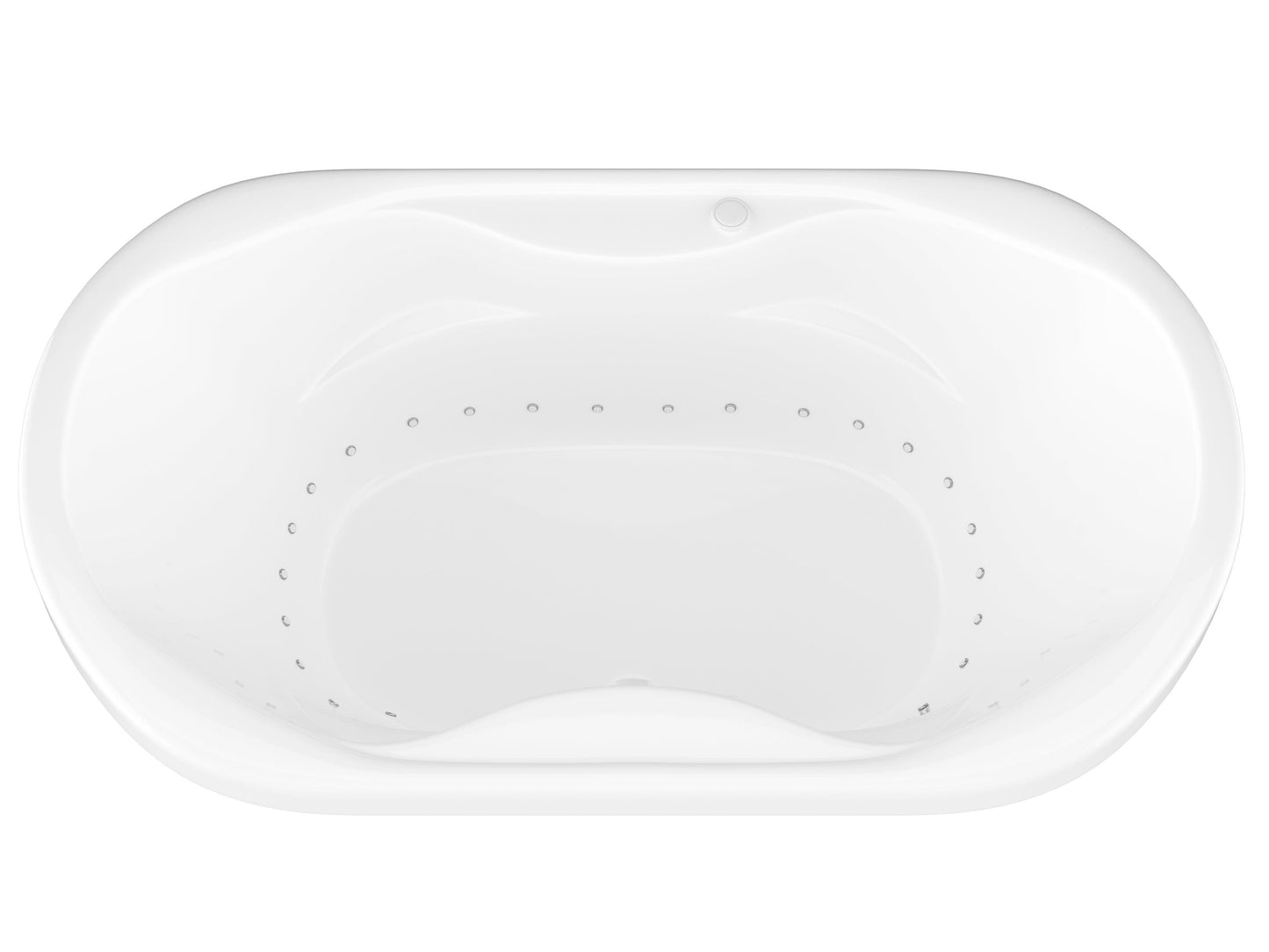 Atlantis Whirlpools Indulgence 41 x 70 Oval Air Jetted Bathtub
