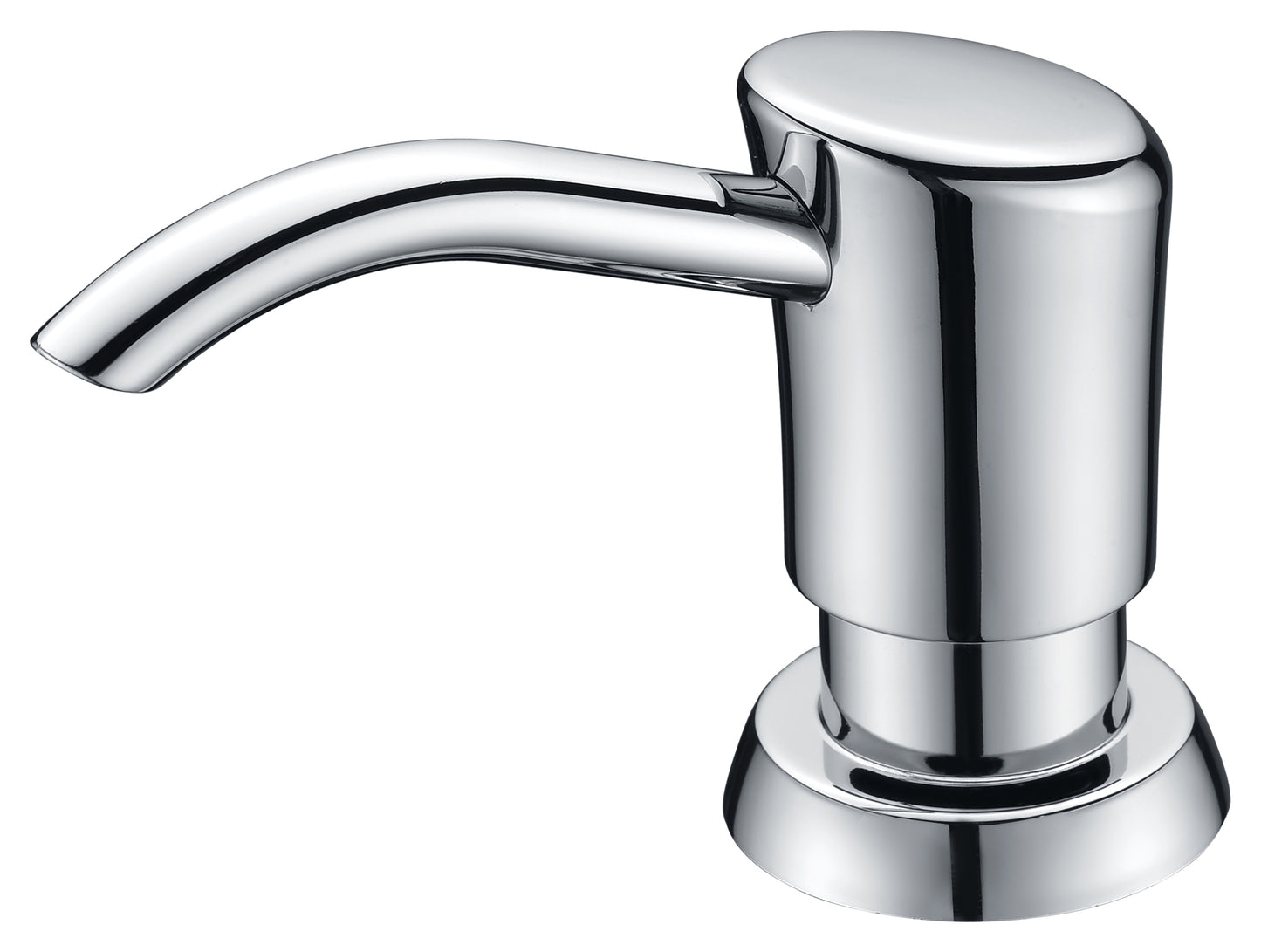 Florence 12 oz. Bottle Soap Dispenser in Polished Chrome