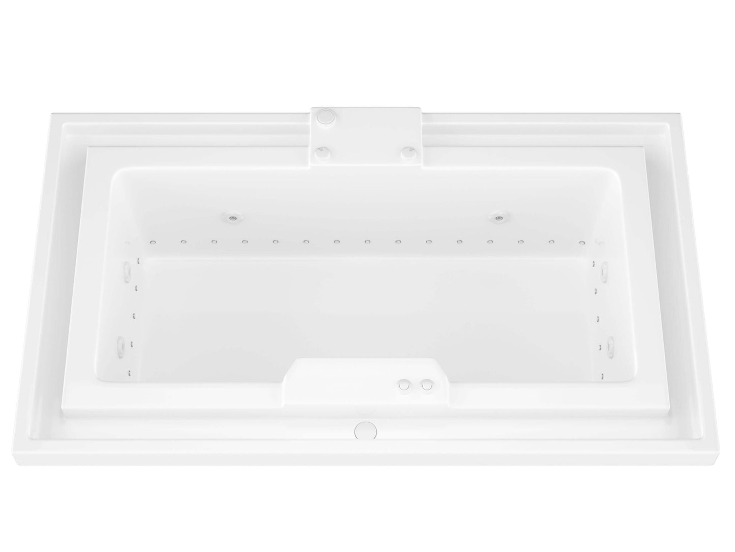 Atlantis Whirlpools Infinity 46 x 78 Endless Flow Air & Whirlpool Jetted Bathtub
