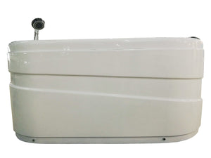 EAGO AM175-L  5'' White Acrylic Whirlpool Bathtub - Drain on Right