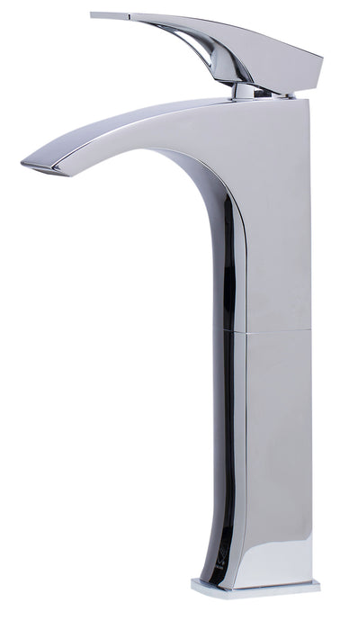 ALFI brand AB1587-PC Tall Polished Chrome Single Lever Bathroom Faucet