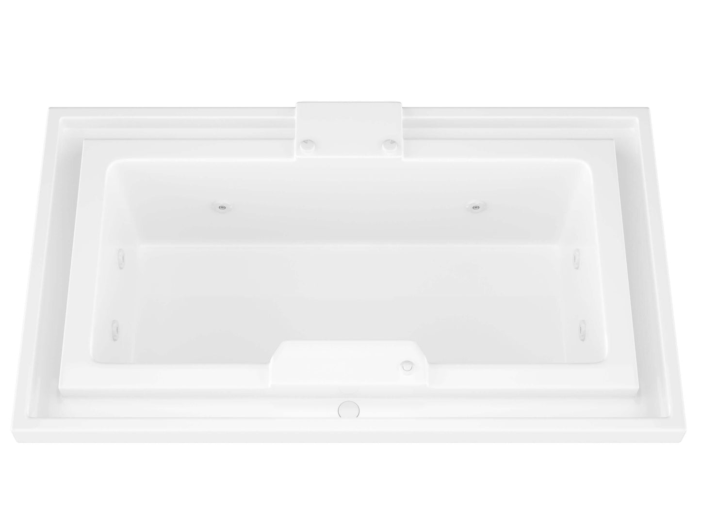 Atlantis Whirlpools Infinity 46 x 78 Endless Flow Whirlpool Jetted Bathtub