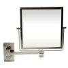 Load image into Gallery viewer, ALFI brand ABM8WS-BN 8&quot;  Square Wall Mounted 5x Magnify Cosmetic Mirror