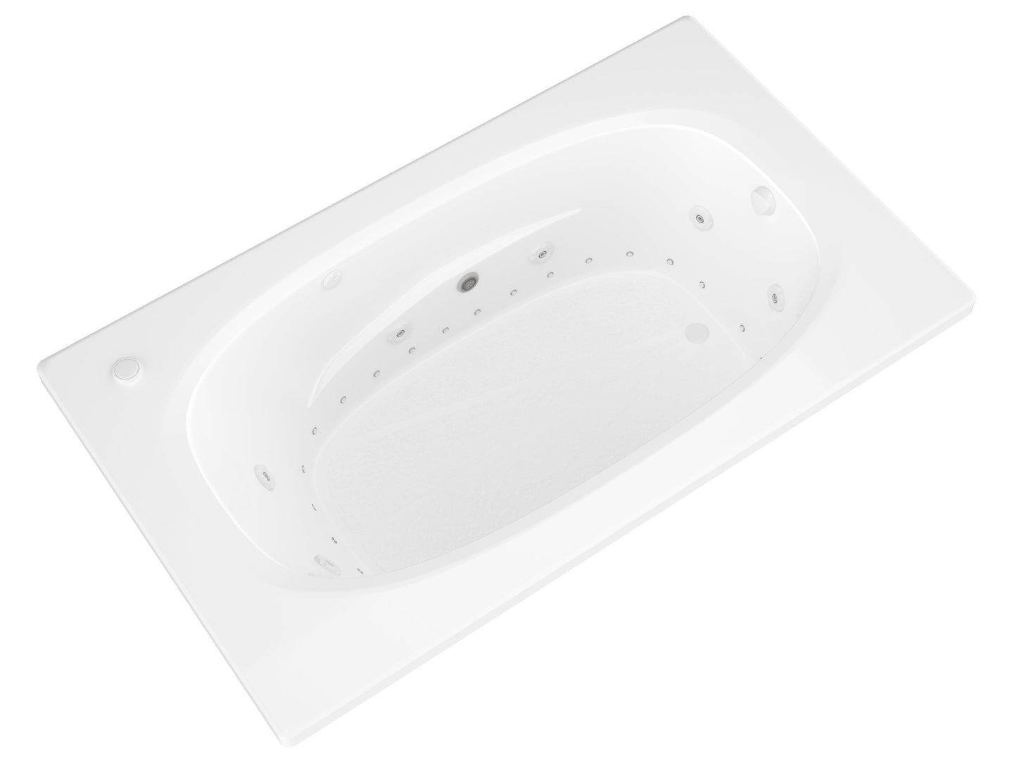 Atlantis Whirlpool Polaris Deluxe 36x72 Air & Whirlpool Tub - White