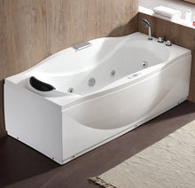 Load image into Gallery viewer, EAGO AM189ETL-R 6 ft Left Drain Acrylic White Whirlpool Bathtub w Fixtures