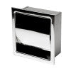 Load image into Gallery viewer, ALFI brand ABTP77-PSS Polished Stainless Steel Recessed Toilet Paper Holder with Cover