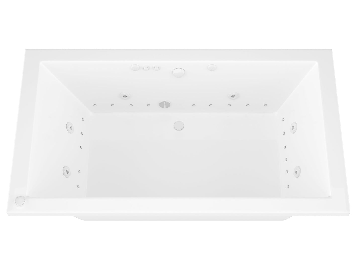 Atlantis Whirlpools Vogue 42 x 72 Rectangular Air & Whirlpool Jetted Bathtub