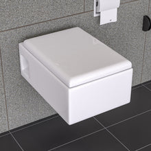 Load image into Gallery viewer, EAGO WD333 Square Modern Wall Mount Dual Flush Toilet Bowl