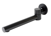 Load image into Gallery viewer, ALFI brand AB6601-BM Black Matte Round Foldable Tub Spout