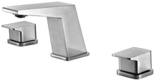 Load image into Gallery viewer, ALFI brand AB1471-BN Brushed Nickel Modern Widespread Bathroom Faucet