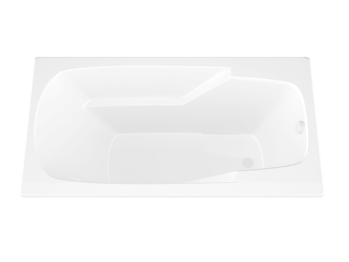 Atlantis Whirlpools Eros 32 x 60 Rectangular Soaking Bathtub 3260ES