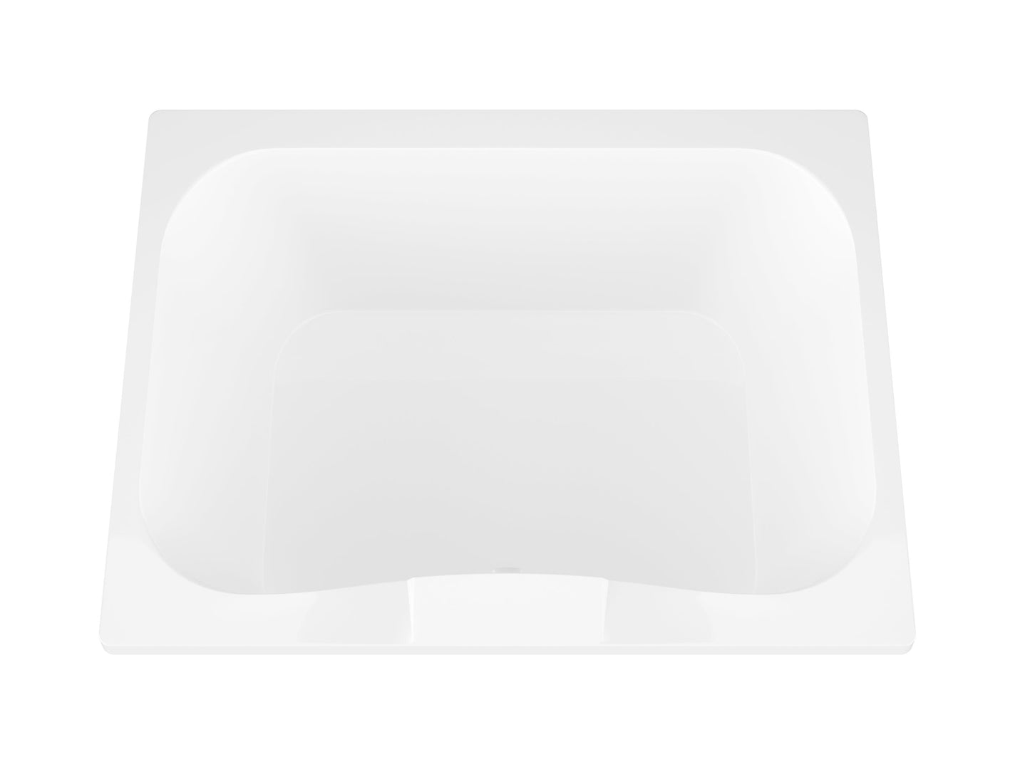 Atlantis Whirlpools Neptune 48 x 60 Rectangular Soaking Bathtub 4860NS