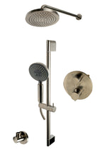 Load image into Gallery viewer, ALFI brand AB2545-BN Brushed Nickel Round Style 2 Way Thermostatic Shower Set