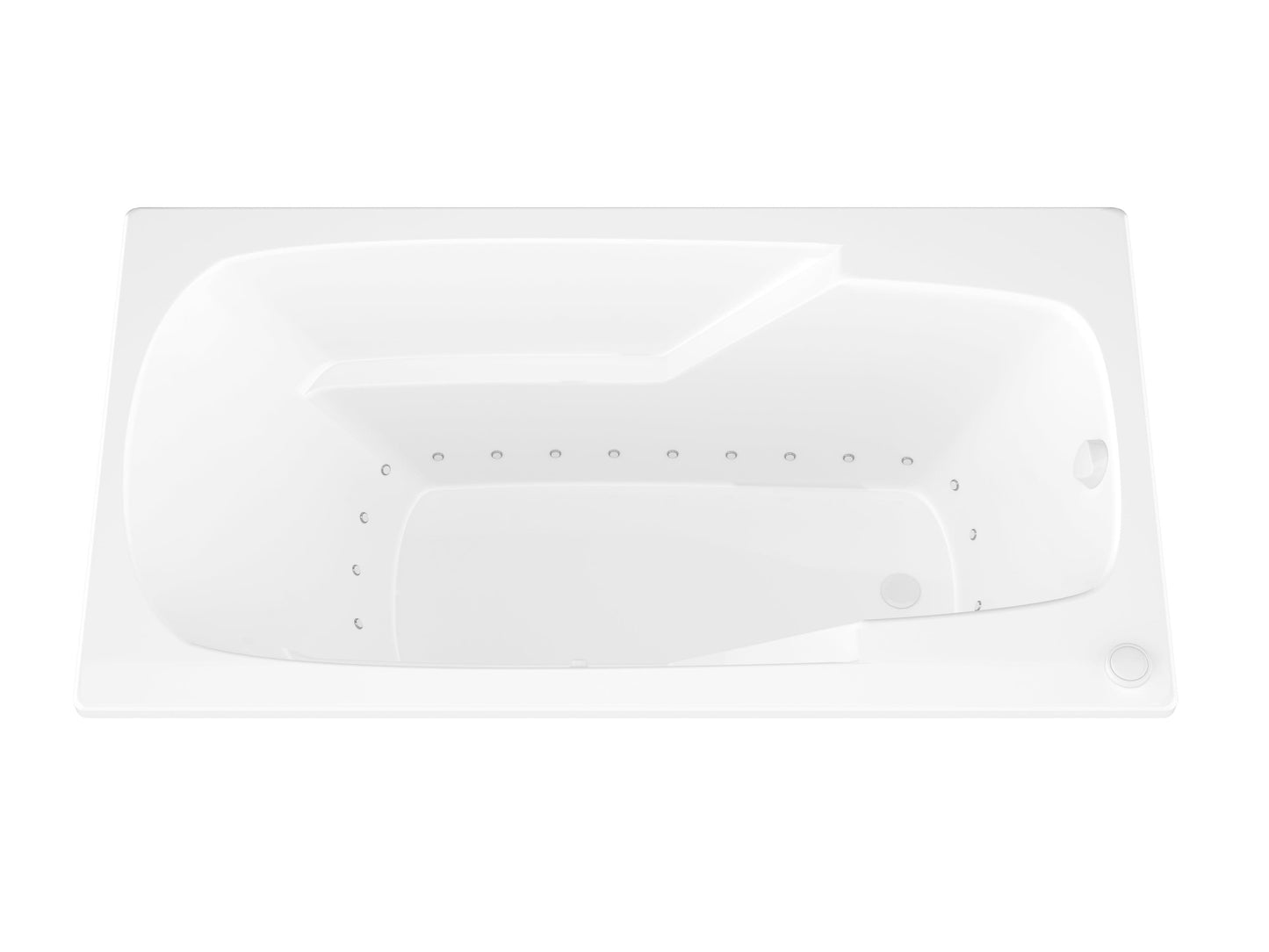 Atlantis Whirlpools Eros 42 x 72 Rectangular Air Jetted Bathtub
