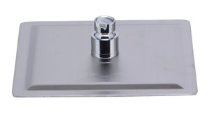 ALFI brand RAIN8S-BSS Solid Brushed Stainless Steel 8" Square Ultra Thin Rain Shower Head