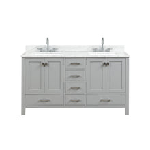 Load image into Gallery viewer, Blossom Geneva 60&quot; Double Sink Freestanding Bathroom Vanity With Countertop, Undermount Sink, Gray