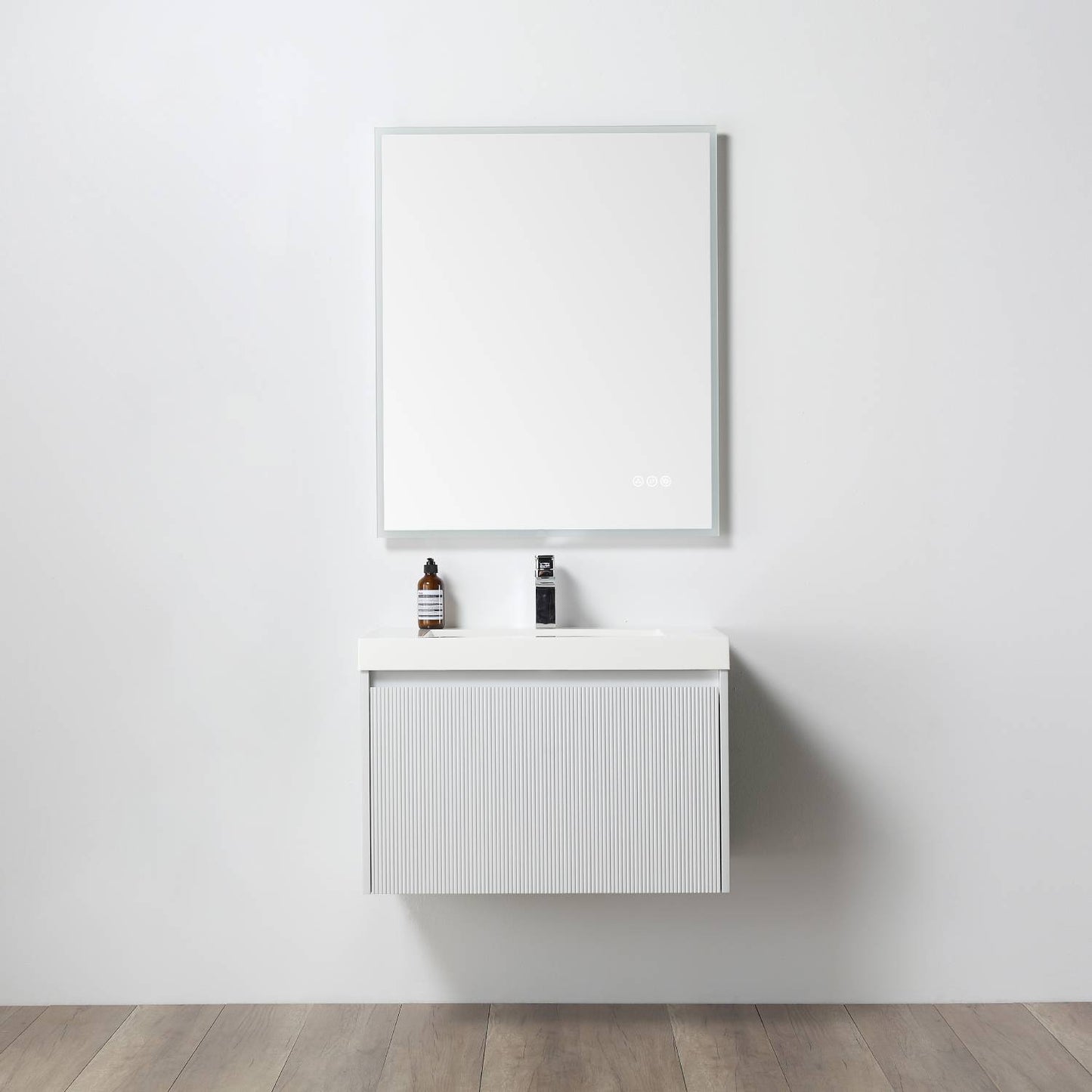 Blossom Positano Single Sink Floating Vanity, 30", White