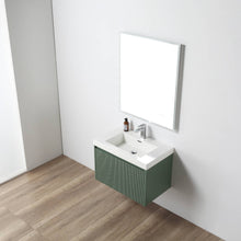 Load image into Gallery viewer, Blossom Positano Single Sink Floating Vanity, 30&quot;, Green