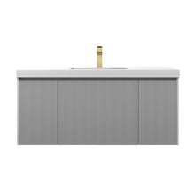 Load image into Gallery viewer, Blossom Positano Single Sink Floating Vanity, 48&quot;, Gray