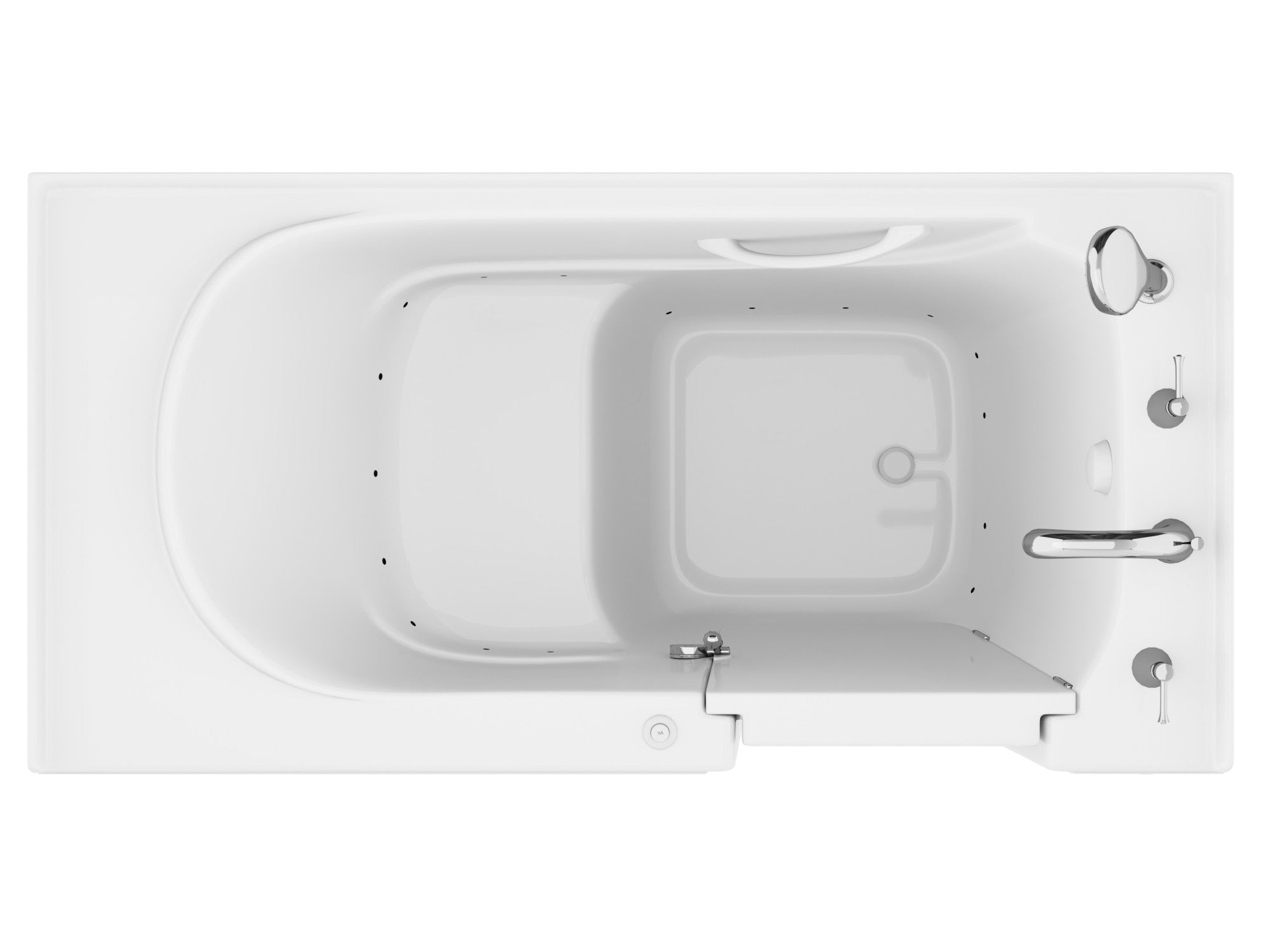 Value Series 30" x 60" Walk-In Air Tub with Quick Fill Faucet in White