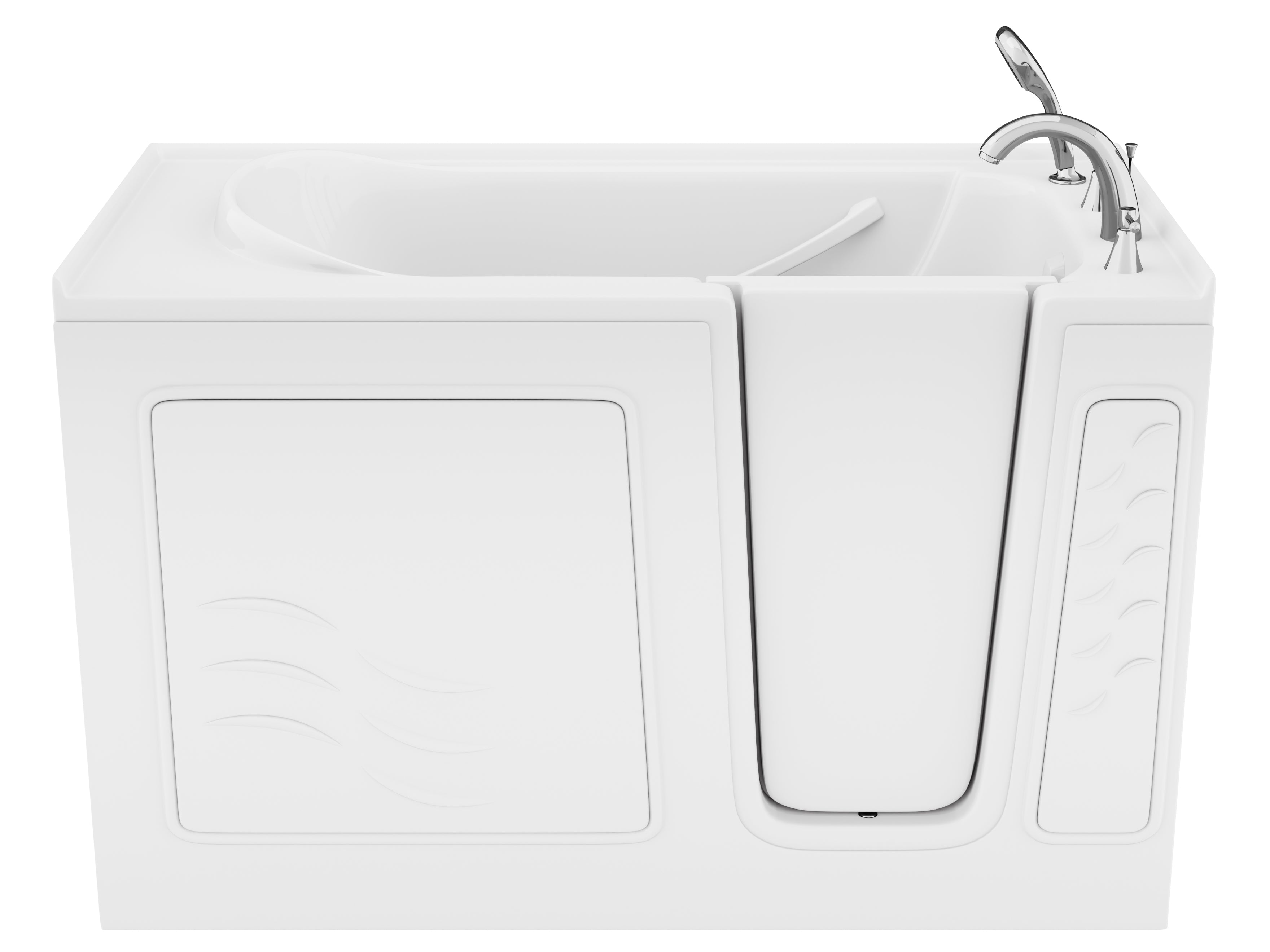 Value Series 30" × 60" Walk-In Soaking Tub with Quick Fill Faucet in White