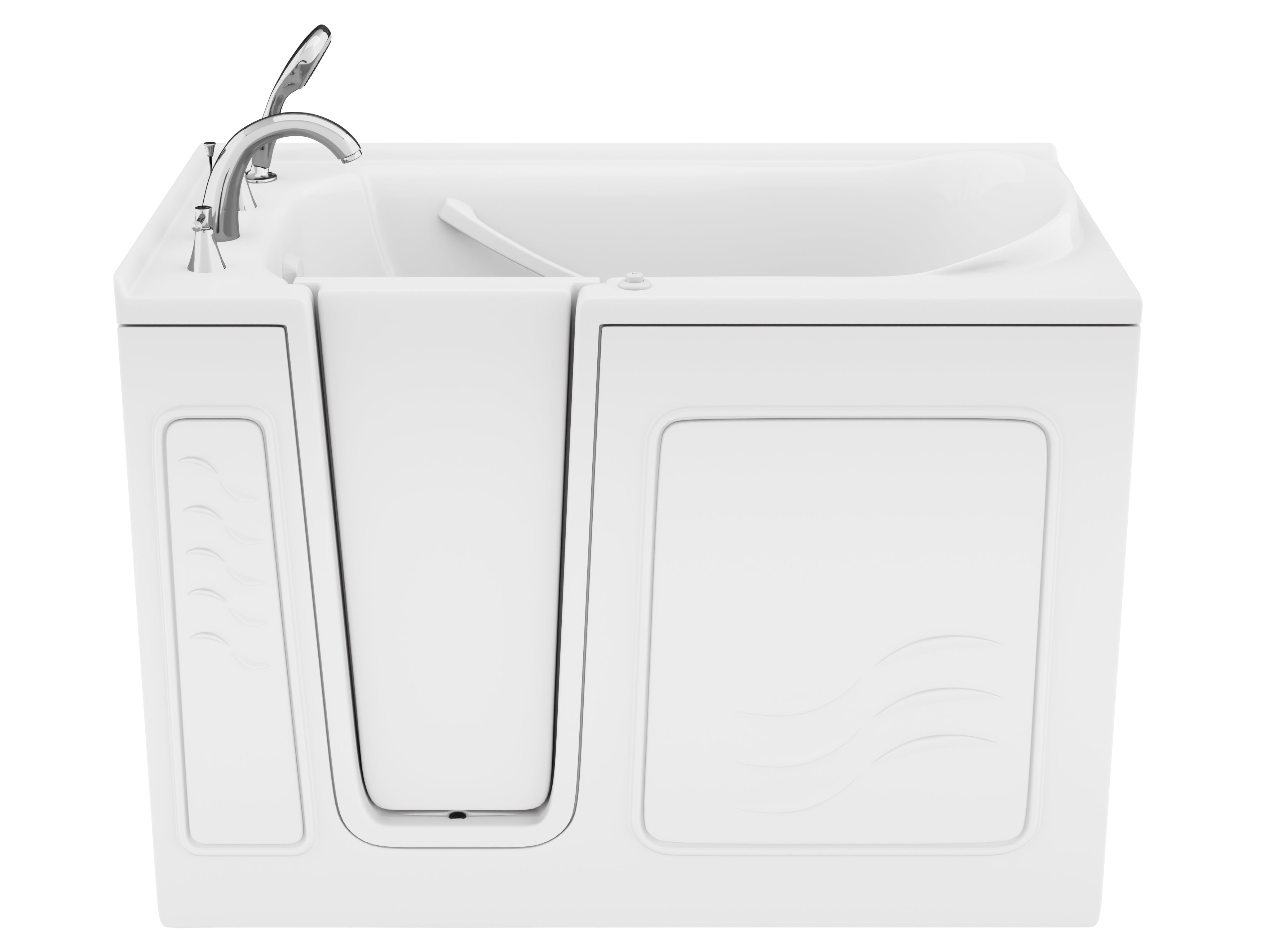 Value Series 30" × 53" Walk-In Air Tub with Quick Fill Faucet in White