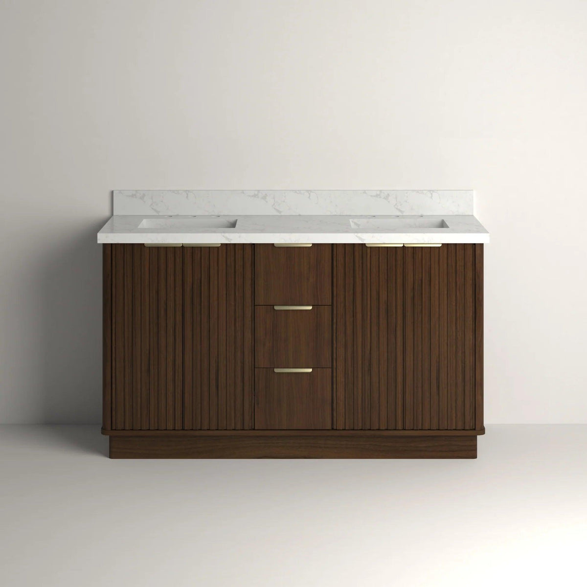 Kathryn 60 inch Double Freestanding Bath Vanity - Closed
