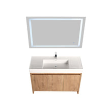 Load image into Gallery viewer, Blossom Capri 48″ Single sink Vanity with Dual LED Illumination - Classic Oak, up