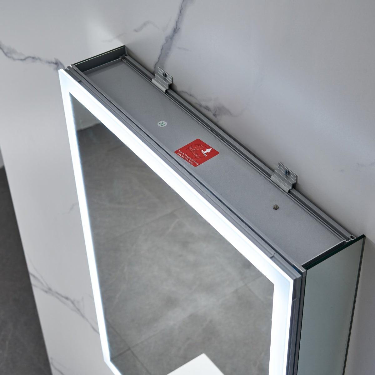 Capella 24-Inch LED Medicine Cabinet – Up