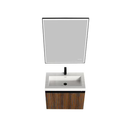 Blossom Lille – 30 Inch Vanity - Brown Walnut Strip