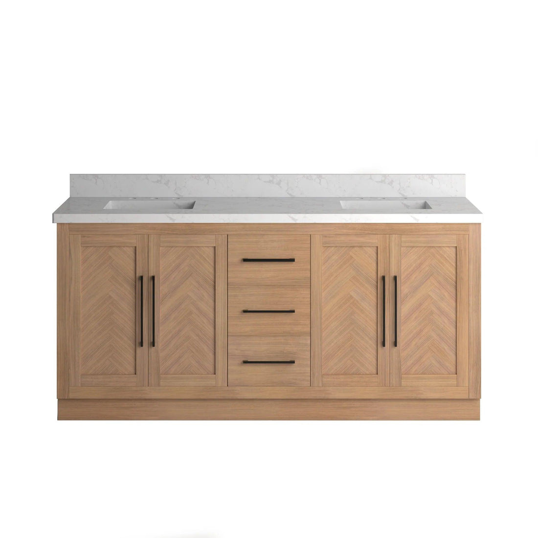 Vivian 72 inch Double Freestanding Bath Vanity - Front