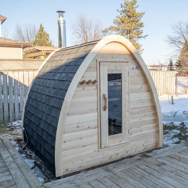 Dundalk LeisureCraft CT MiniPOD Sauna - Front