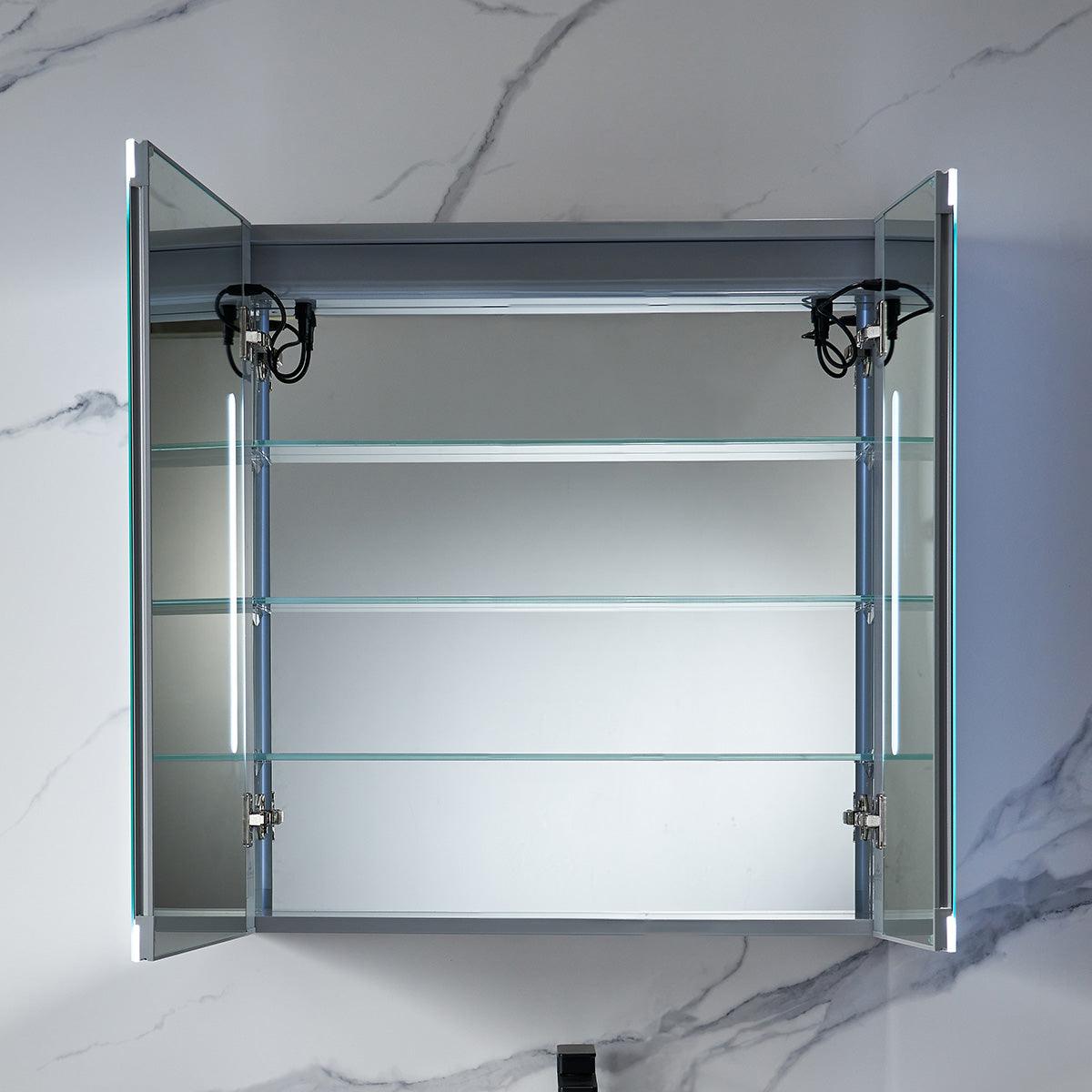 Capella LED Medicine Cabinet – Open
