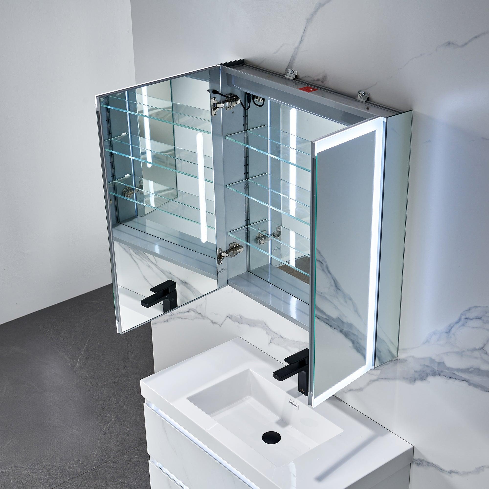 Capella LED Medicine Cabinet – Up