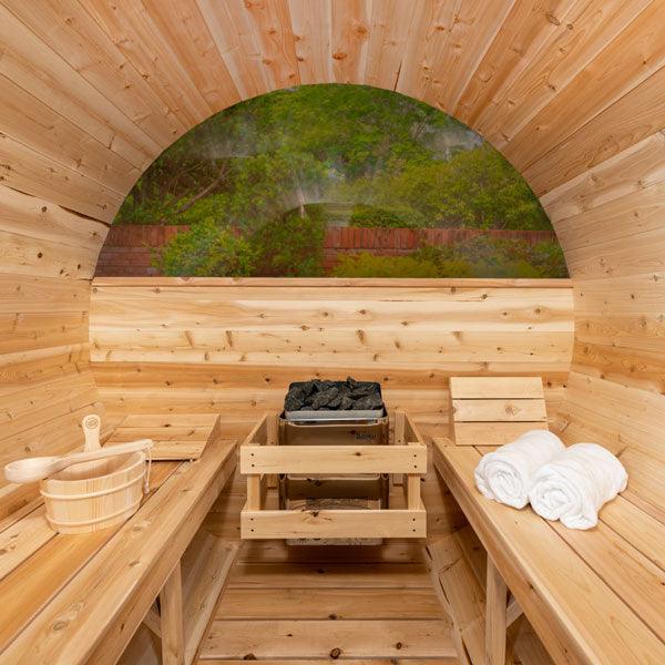 LeisureCraft Tranquility MP Barrel Sauna - Indoor