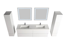 Load image into Gallery viewer, Blossom Assisi 72&quot; Double sink Vanity - Luxurious Minimalist Design with Soft-Closing Drawers, Glossy White, Up