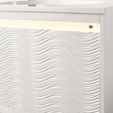 Load image into Gallery viewer, Blossom Voyage Wall-Hung 24&quot; Glossy White Vanity,  Acrylic Sink, LED Lighting, front led