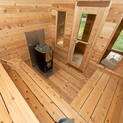 Dundalk LeisureCraft CT Georgian Cabin Sauna with Changeroom - Indoor