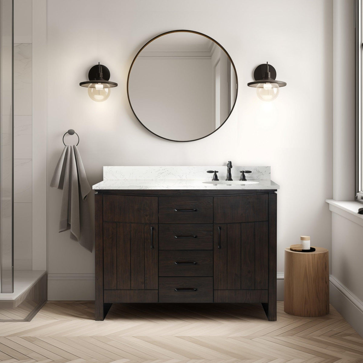 Bellaterra 48 in. Freestanding Bath Vanity - Closed