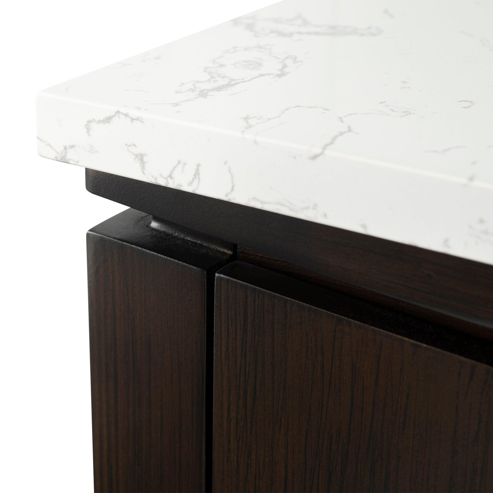 Bellaterra 48 in. Freestanding Bath Vanity - Stone, Top