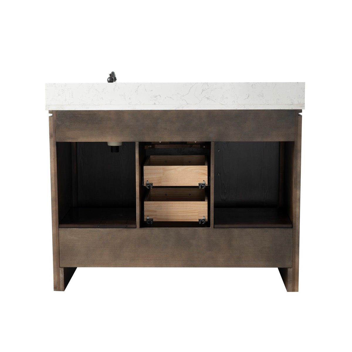 Bellaterra 48 in. Freestanding Bath Vanity - Back