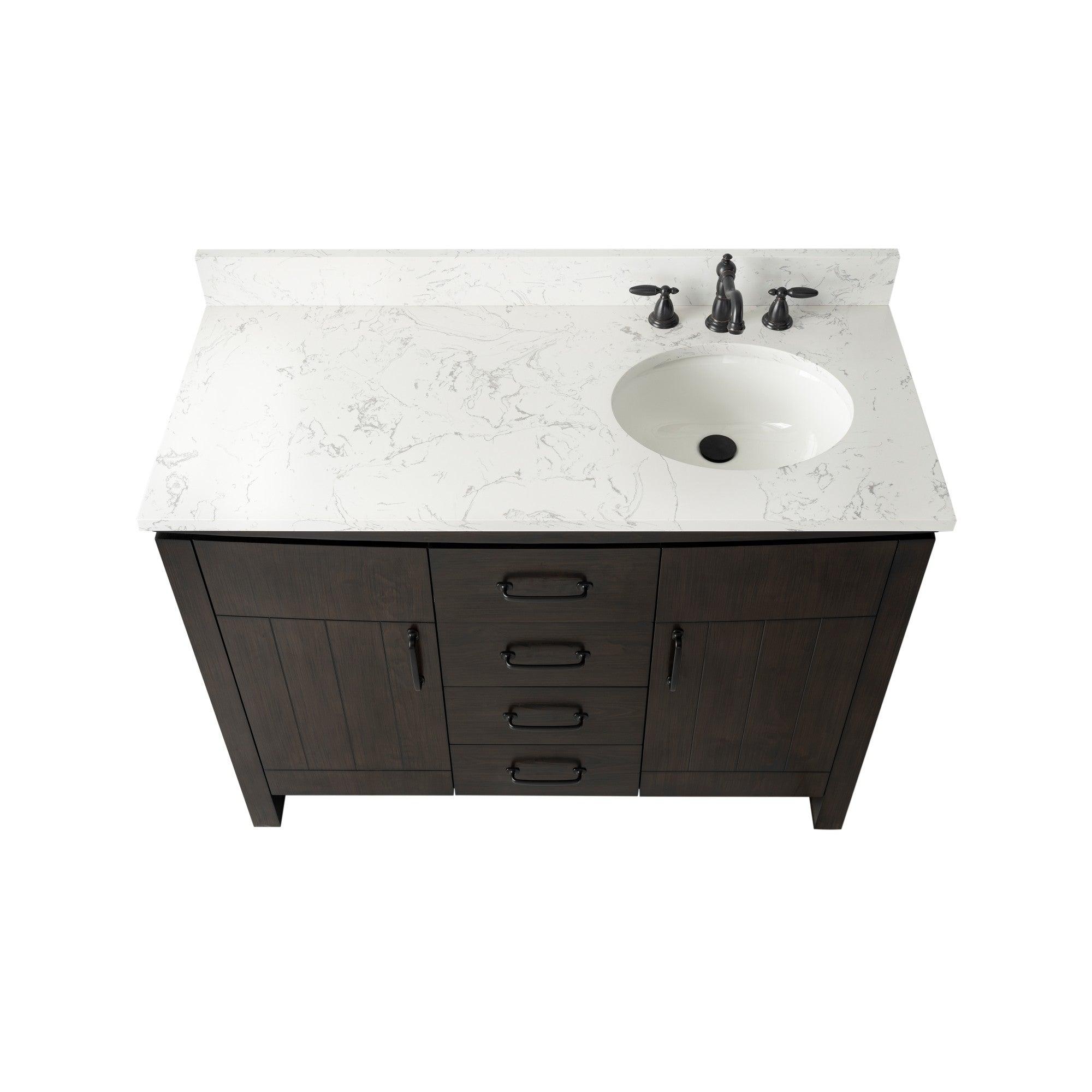 Bellaterra 48 in. Freestanding Bath Vanity - Up,Sink