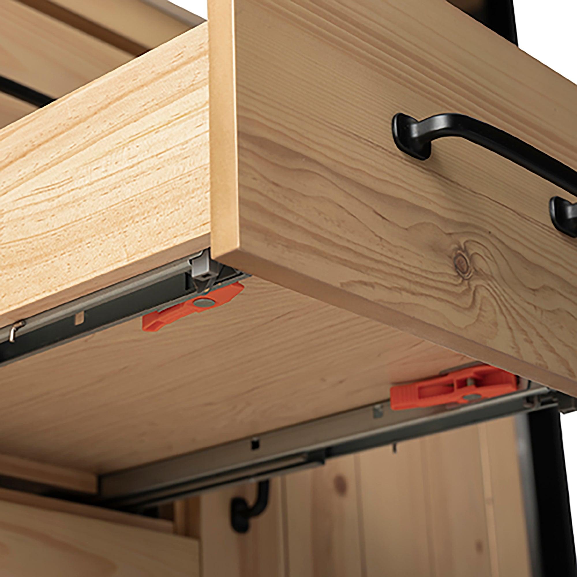 Freestanding Bath Vanity with Blue Limestone Countertop - Down