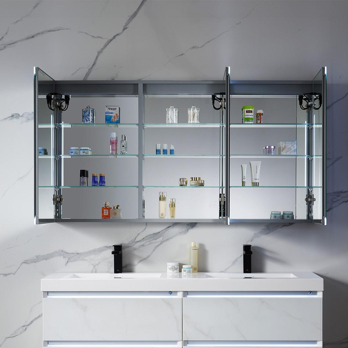 Capella LED Medicine Cabinet – Open front