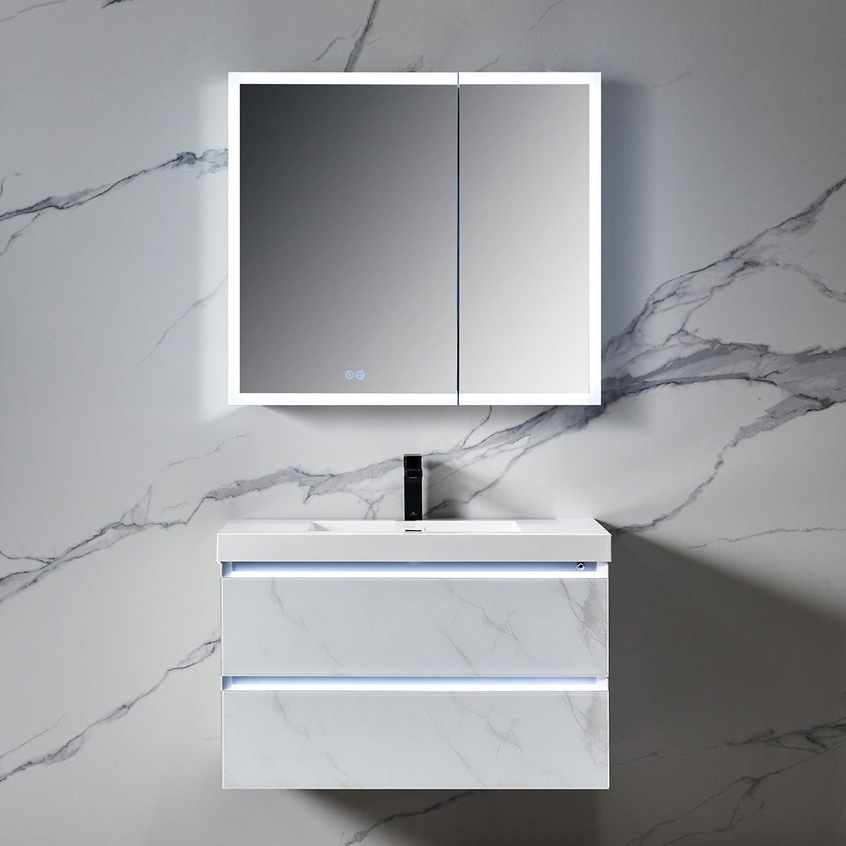 Capella LED Medicine Cabinet – Front closed