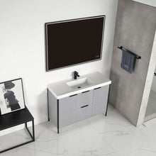 Load image into Gallery viewer, Blossom Zurich 48″ Vanity - Metal Grey , Acrylic Basin, up