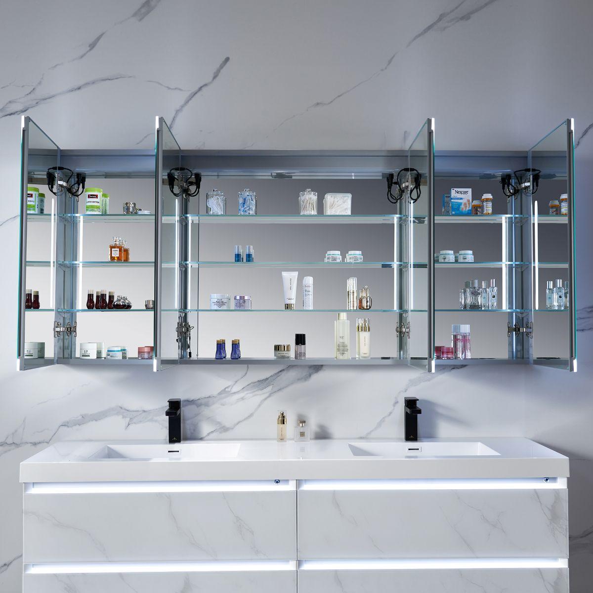 Capella LED Medicine Cabinet – Storage