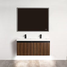 Load image into Gallery viewer, Blossom Lille – 48 Inch Double Vanity - Brown Walnut Strip