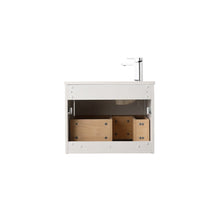 Load image into Gallery viewer, Blossom Voyage Wall-Hung 24&quot; Glossy White Vanity,  Acrylic Sink, LED Lighting, back