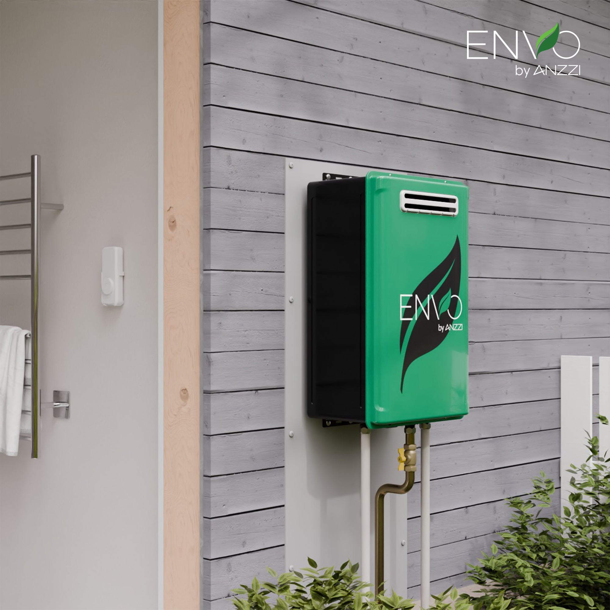 ENVO 199,000 BTU Liquid Propane Tankless Water Heater | Remote Control & Weatherproof Build